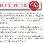 Forno a legna Rossofuoco Red 65 da incasso